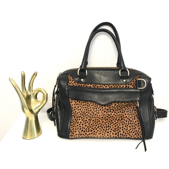 Rebecca Minkoff Handbags - {rebecca minkoff} leopard mab calf hair fur bag